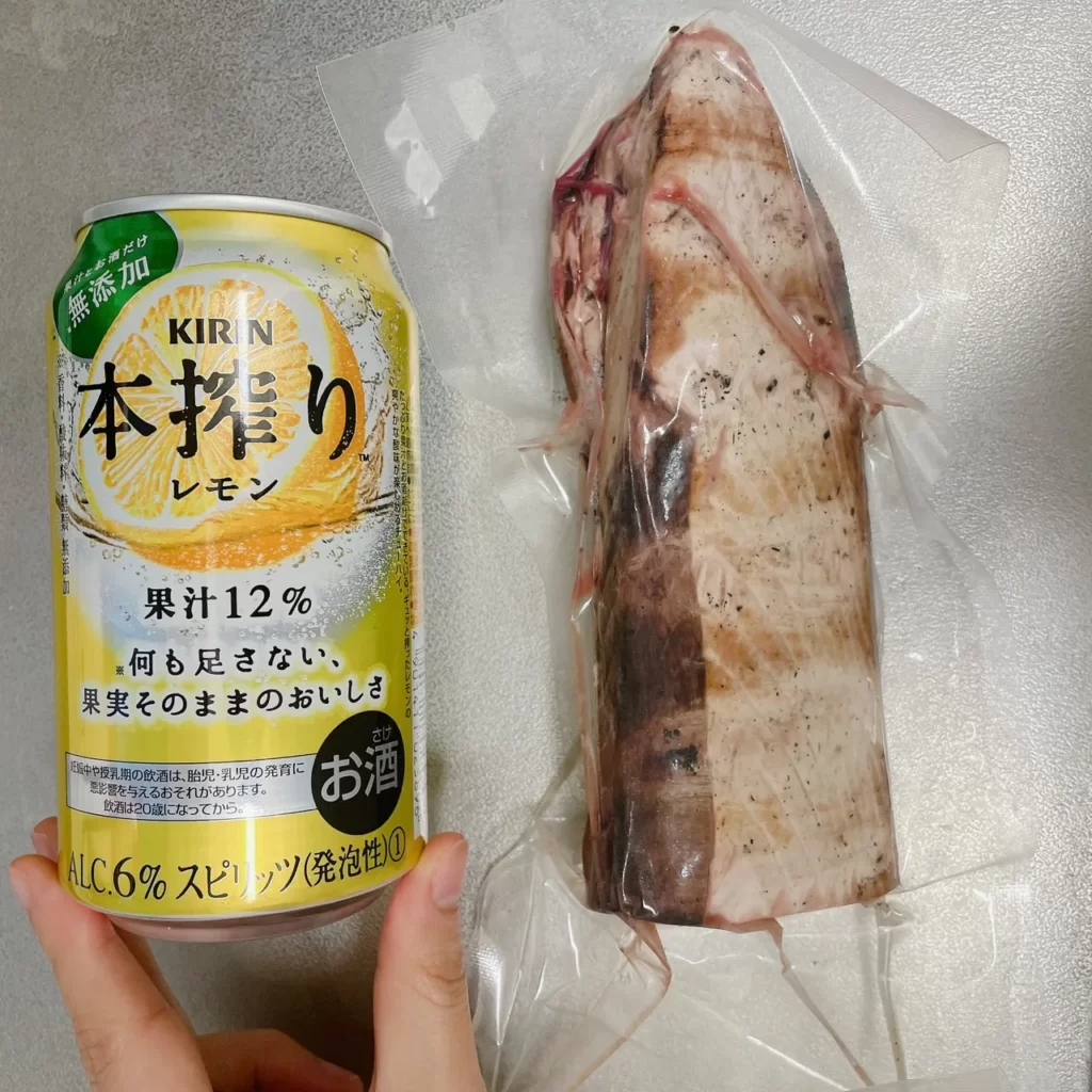 カツオのたたきの大きさ比較