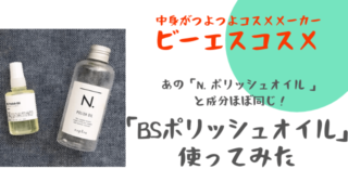 エヌドット ポリッシュオイルに似てる「BSポリッシュオイル」使ってみた【ほぼ同成分】